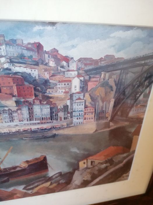 Quadro imagem de zona do Porto