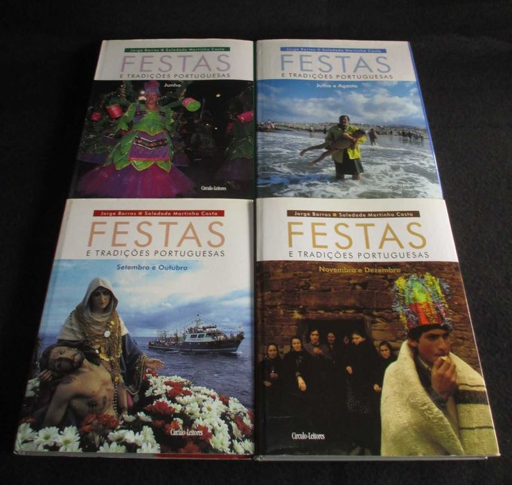Livros Festas e Tradições Portuguesas 8 Volumes Completo