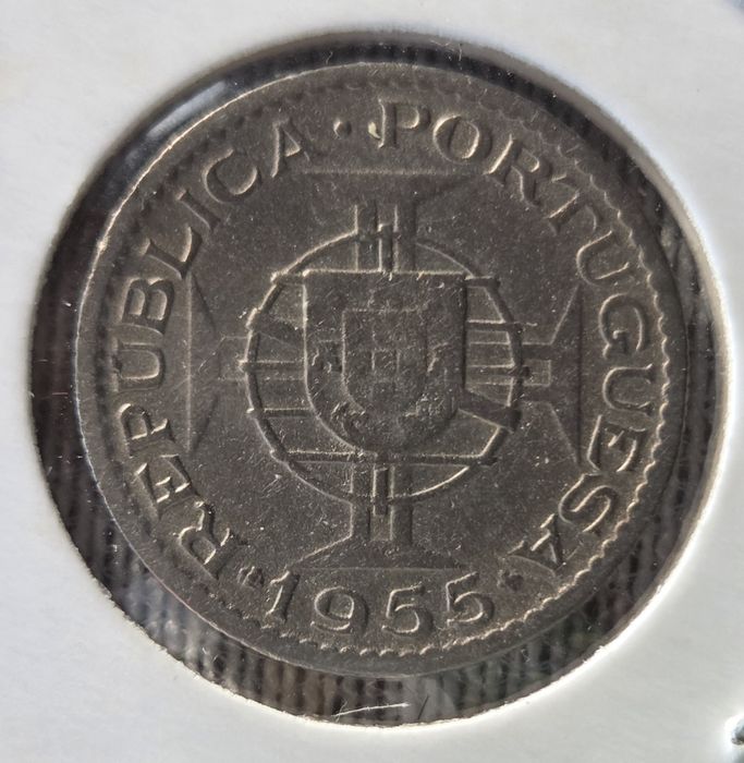 Moeda de 2.5 escudos de 1955 de Moçambique