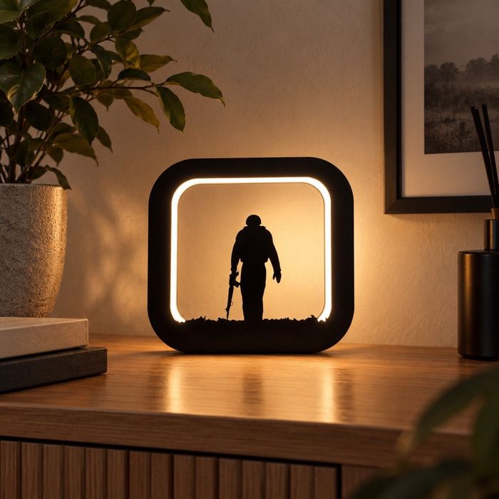 Led-світильник «Військовий» 17х17х2,5