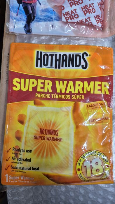 Ogrzewacze do rąk .