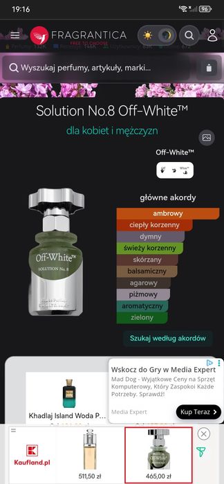 Parfum Off White Solution No 8