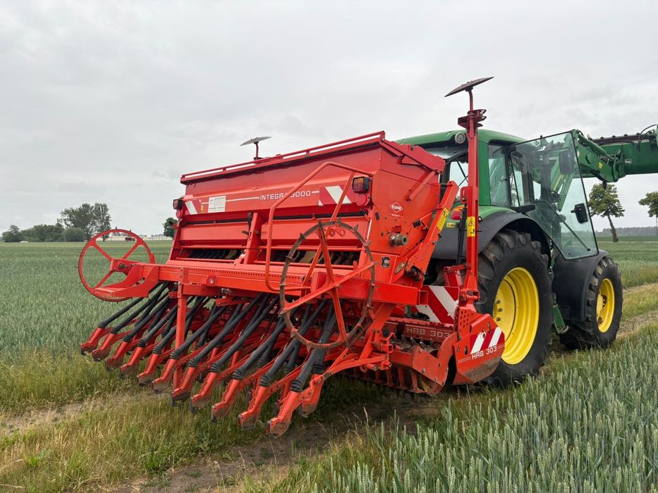Zestaw uprawowo siewny kuhn 3m brone hrb 303 , integra