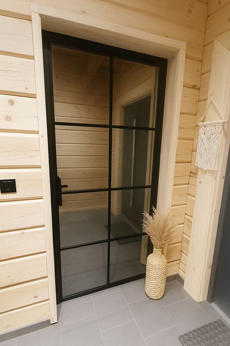 Drzwi Loft ze stali malowane proszkowo