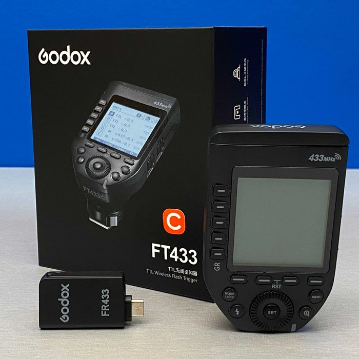 Godox FT433C (Canon) - TTL Wireless Flash Trigger - NOVO