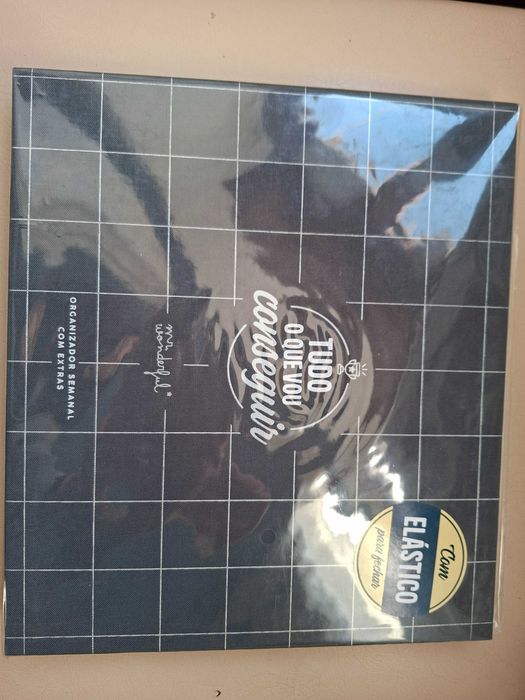 Mrs Wonderful Organizador semanal Novo com adesivos