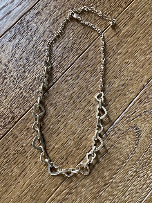 Naszyjnik serduszka - metalowy