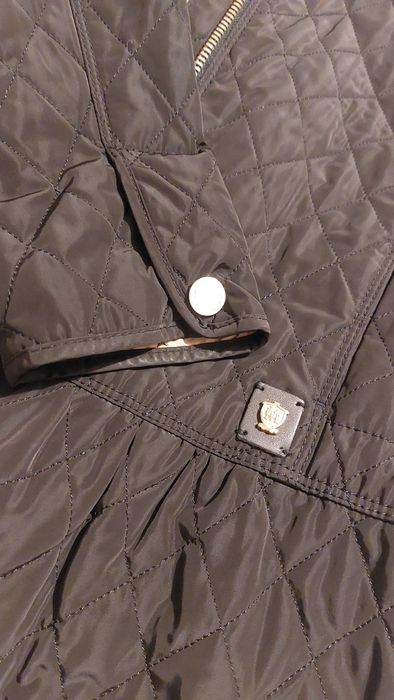 Blusão curto acolchoado Massimo Dutti preto