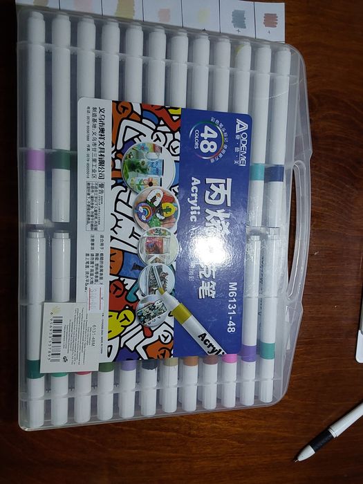 Акрилові маркери 48 штук "Acrylic marker  48 colors "