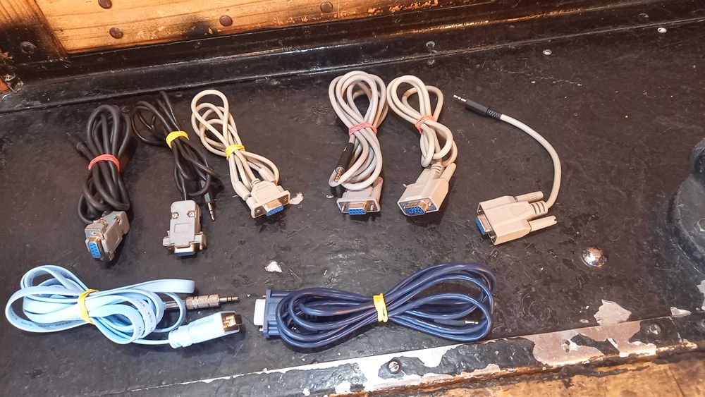 Кабель-переходник нуль-модемный шнур RS-232 на jack 3.5мм