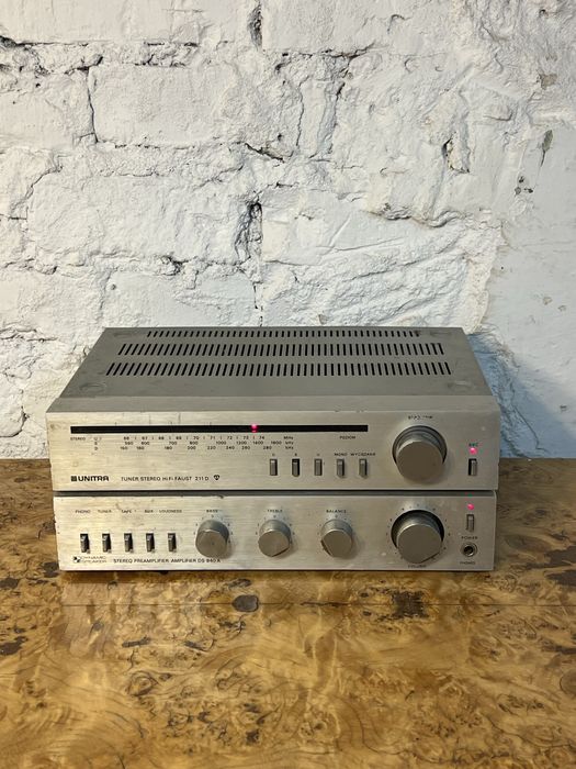 Tuner stereo Hi-Fi Faust 211D Stereo preamplifier/amplifier DS 840A
