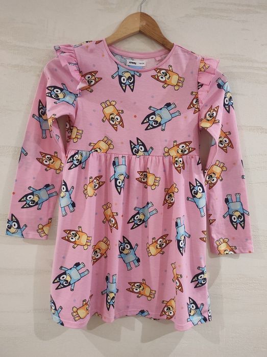 Sukienki dla dziewczynki Bluey i jednorożec