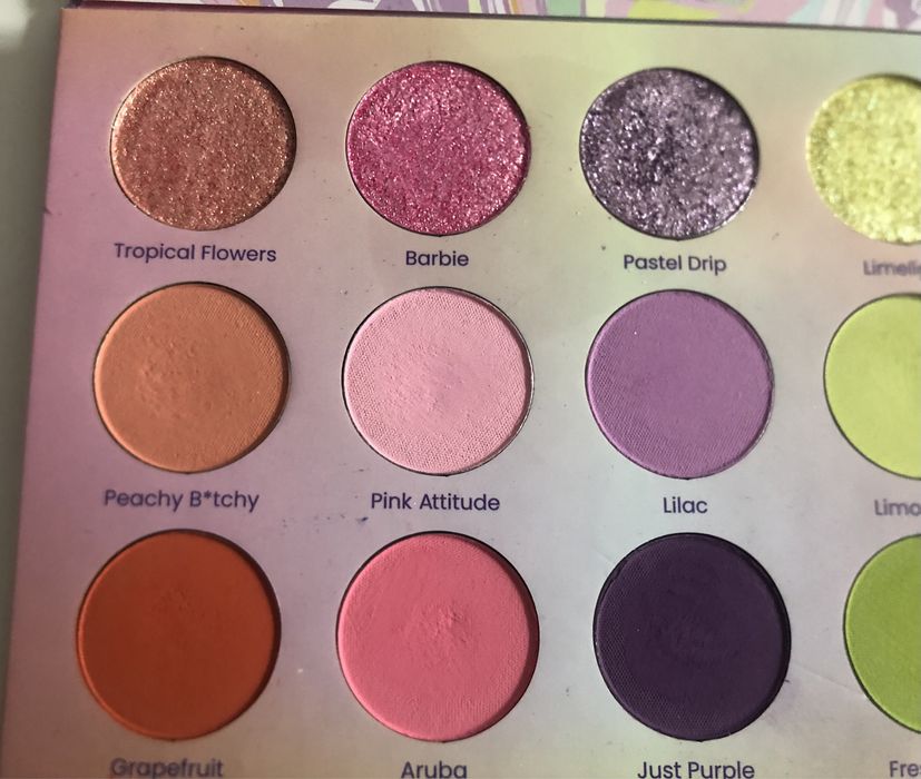 Mexmo pastel drip paleta cieni do oczu