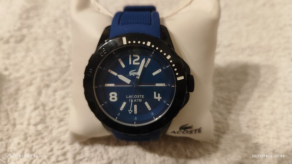 Relógio Lacoste como novo. Óptimo para uma prenda.