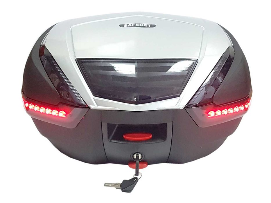 NOWY! Kufer centralny SAFABET na motocykl  48L światło stop LED