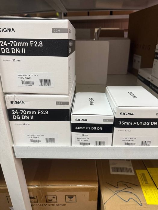 Sigma 16,23,30,35,50,56,85,135mm та інші. Нові.Гар.12 міс.