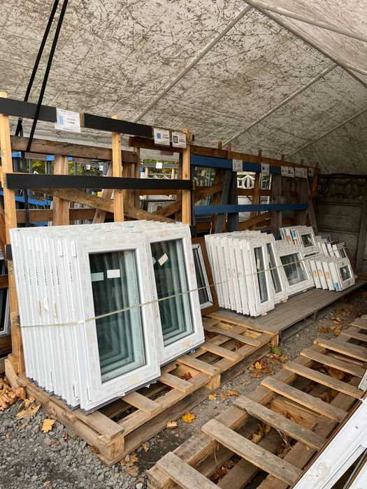 Okno PCV 40x40 100x80 Różne rozmiary- do piwnic i garaży! Wysyłka