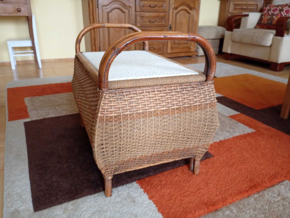 Skrzynia z wikliny 67 cm x 41 cm x 55 cm