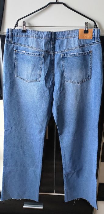 Spodnie Wide Leg 2XL 44 100% bawełna