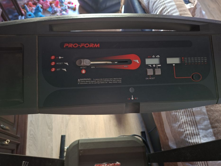 Passadeira de corrida não esta a funcionar.