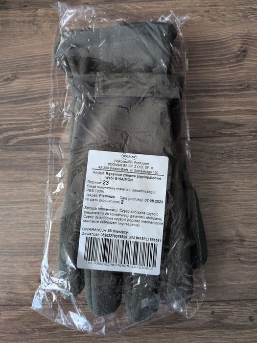 Rękawice zimowe wzór 615A/ MON rozmiar 23