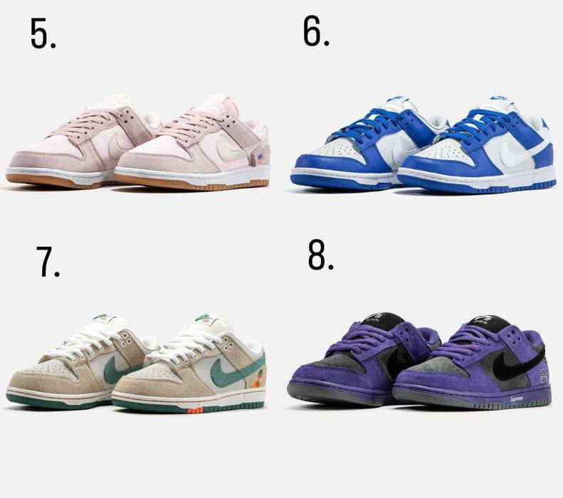 ВСІ МОДЕЛІ Nike SB Dunk Low / Найк СБ Данк /форси данки БЕЗ ПРЕДОПЛАТИ