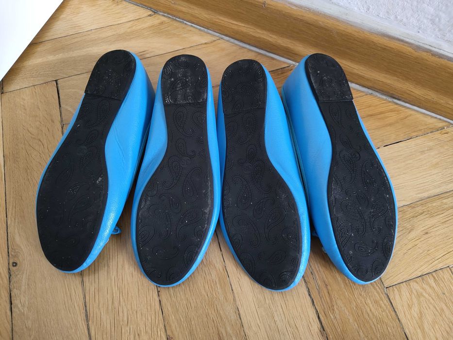 Buty, balerinki, dwie pary za 30 zł.