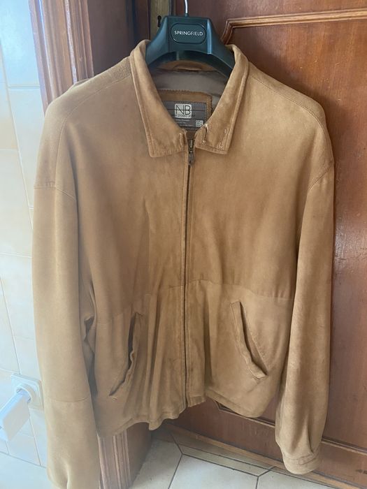 Casaco castanho homem