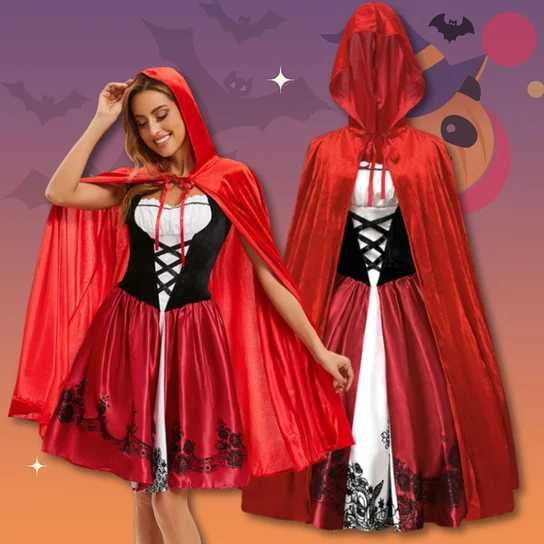 Kostium Strój Czerwonego Kapturka L