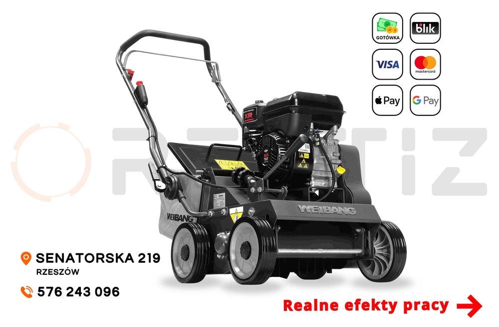 Profesjonalny Wertykulator Spalinowy - wynajem, wypożyczalnia