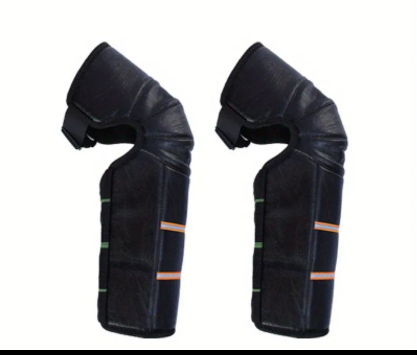 ocieplane ochraniacze na kolana. Motocykl skuter lub rower