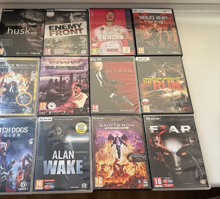 Gry PC (Pudełka) Sains Row, Fifa, Splinter Cell