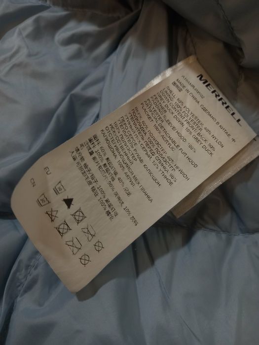 Merrell -30 wtr довгий зимовий пуховик
