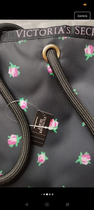 Dwustronna torba Victoria's Secret duża