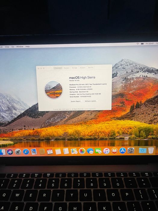 MacBook Pro 2017451421880084736002