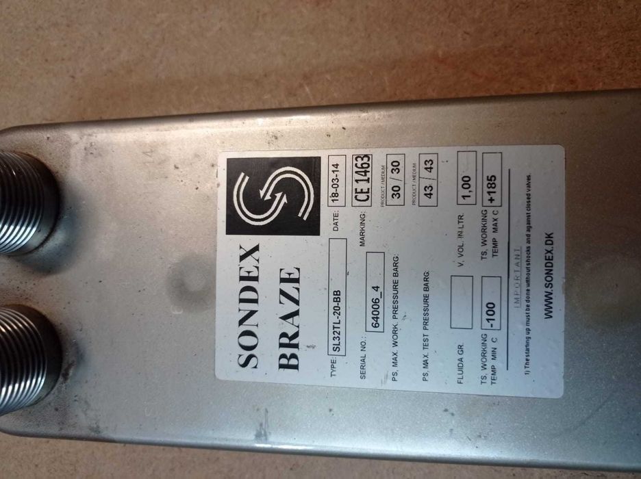 Płytowy wymiennik ciepła Sondex