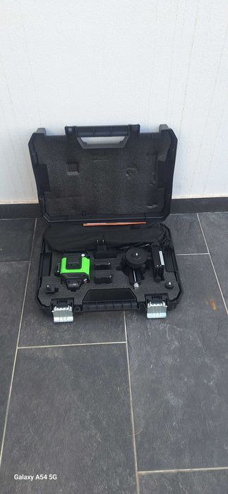 Nível laser 16 linhas vered + 2 baterias + tripé + 360º Autonivelante NOVO pladur construção