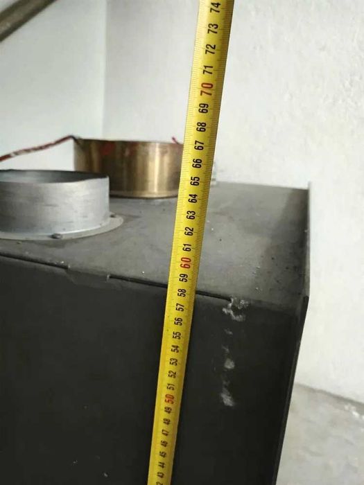 Recuperador de calor a lenha 2 saídas