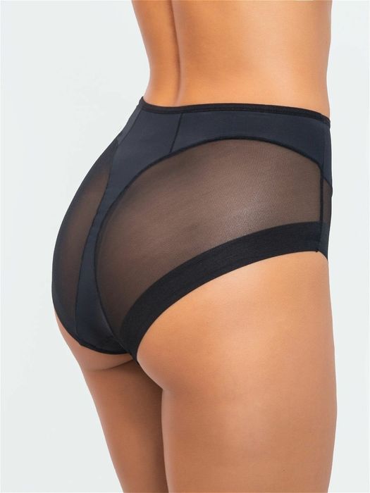 Высокие бесшовные коректирующие трусики Miego имитация стрингов танга