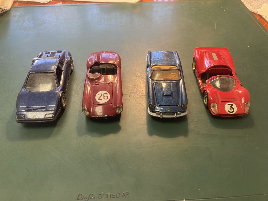 Lote 4 Miniaturas Ferrari Shell Classico