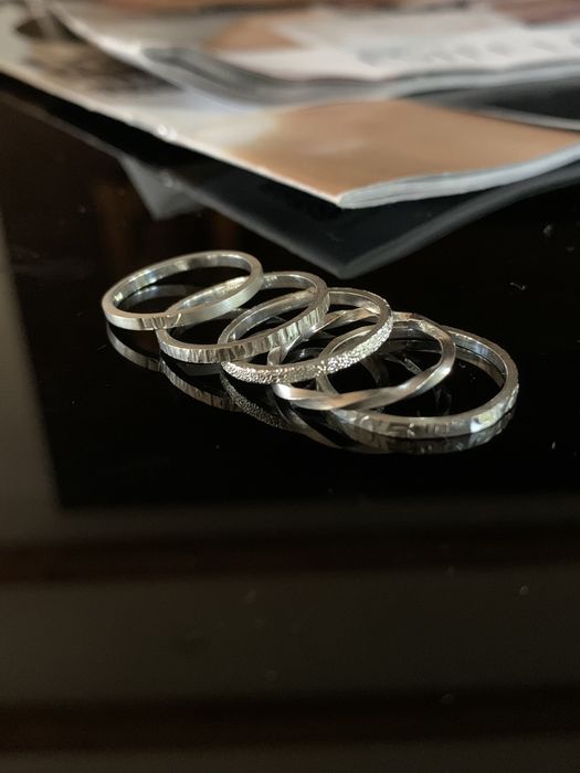 Minimal Rings em prata, artesanal, produção manual.