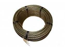 Lina stalowa prasowana 14mm 40m Lkt Kockums