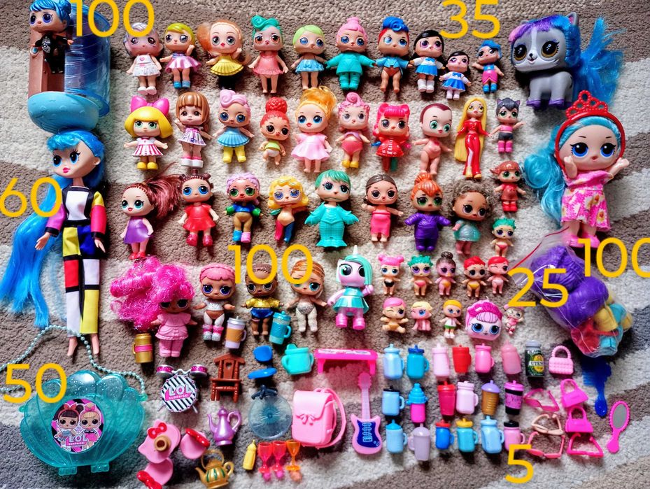 Куклы лол LOL большие и маленькие, собачки, аксессуары, lol, ляльки