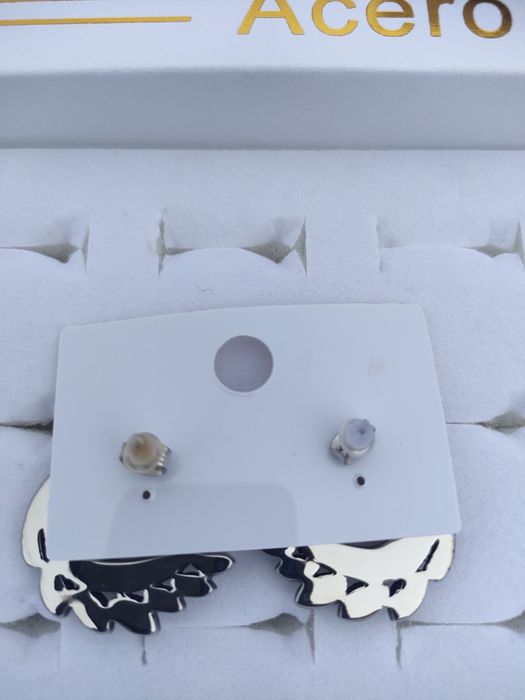 Brincos em aço inoxidável