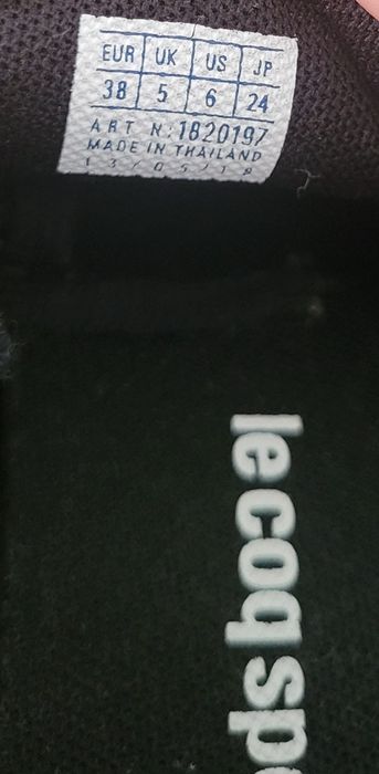 Sapatilhas pretas le coq sportif