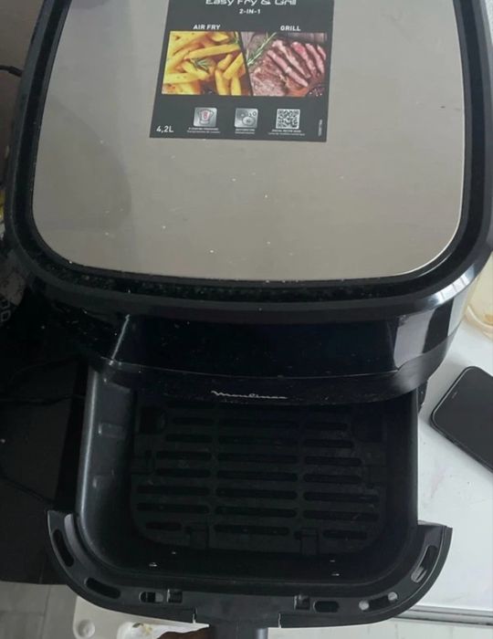 Airfryer and grill moulinex