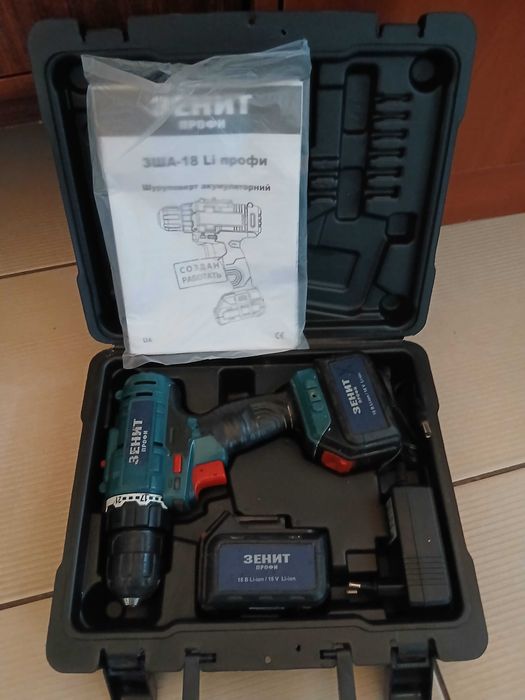 Шуруповерт Зеніт 18в