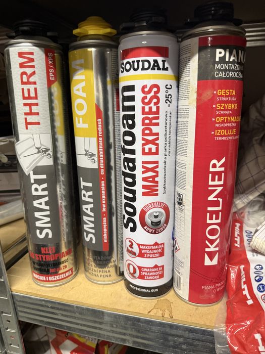 Pianki do styropianu 12szt nowe