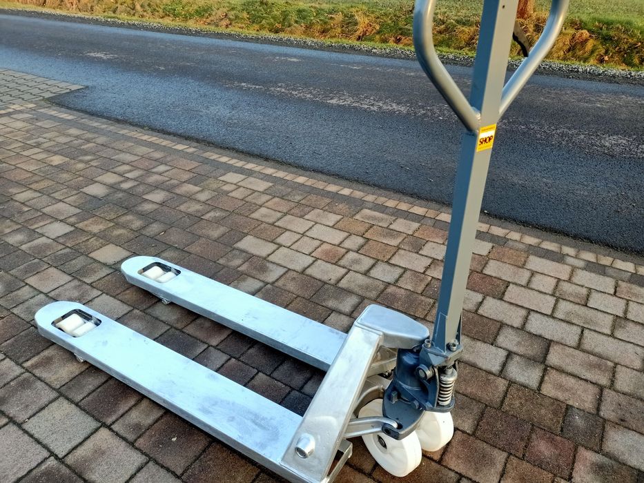 Paleciak ręczny wózek paletowy w ocynku