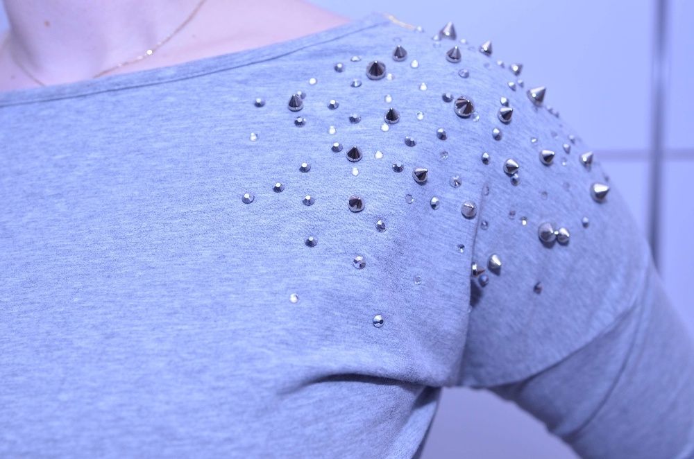 Bluzka z długim rękawem ciepła r L